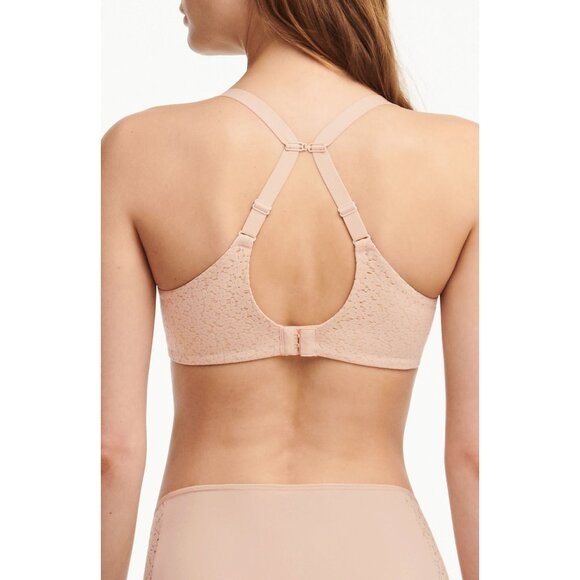 🆕CHANTELLE Norah Sweetheart Underwire T-Shirt Bra 36DD Beige #13FNO - Picture 2 of 10